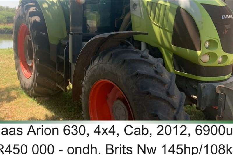 Claas Tractors 4WD tractors Arion Cab   145hp / 108kw 2012 for sale by R3G Landbou Bemarking Agricultural Marketing | AgriMag Marketplace