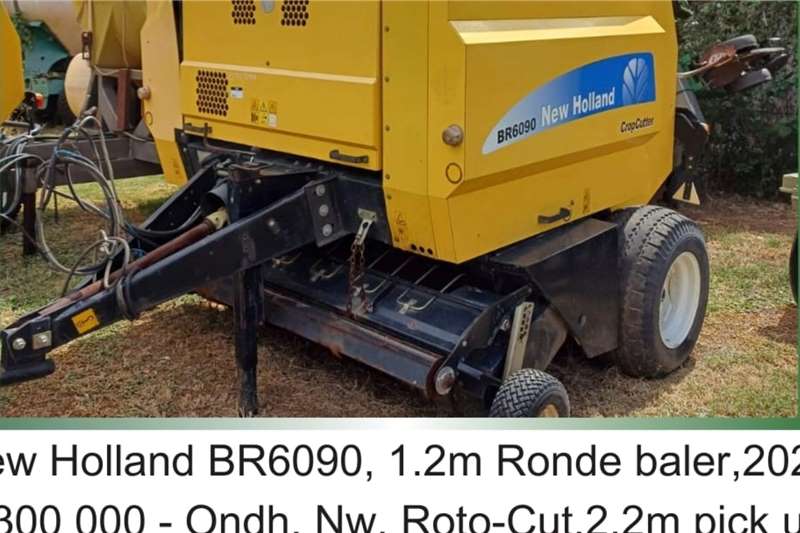 New Holland Haymaking and silage Round balers BR6090   1.2m   2.2m Roto Cut 2022