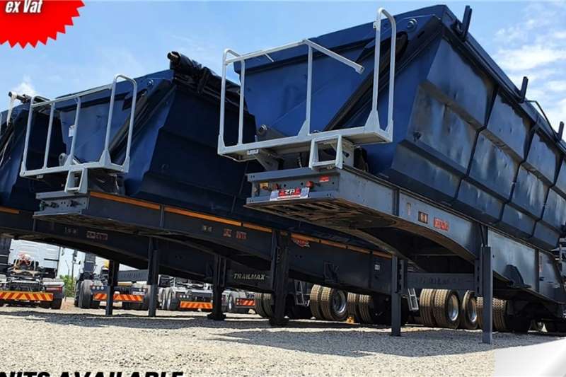Trailmax Trailers Side tipper VARIOUS TRAILMAX 40 CUBE SIDE TIPPERS 2019