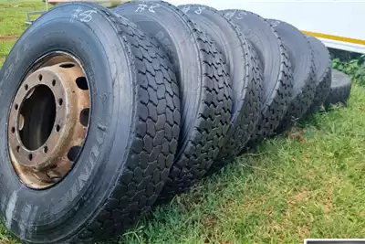 Truck spares and parts 7X 315/80R22.5 USED TYRES WITH RIMS for sale by WCT Auctions Pty Ltd  | AgriMag Marketplace