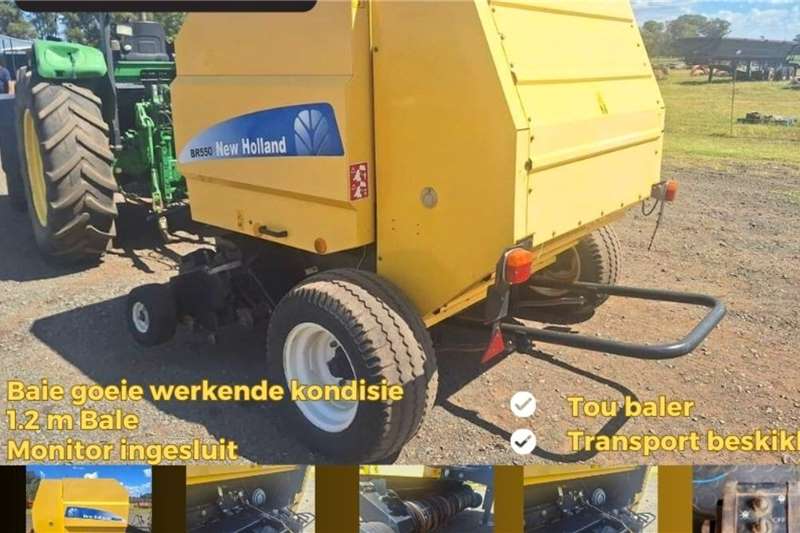 New Holland Harvesting equipment Grain harvesters New Holland BR550 Ronde Tou baler