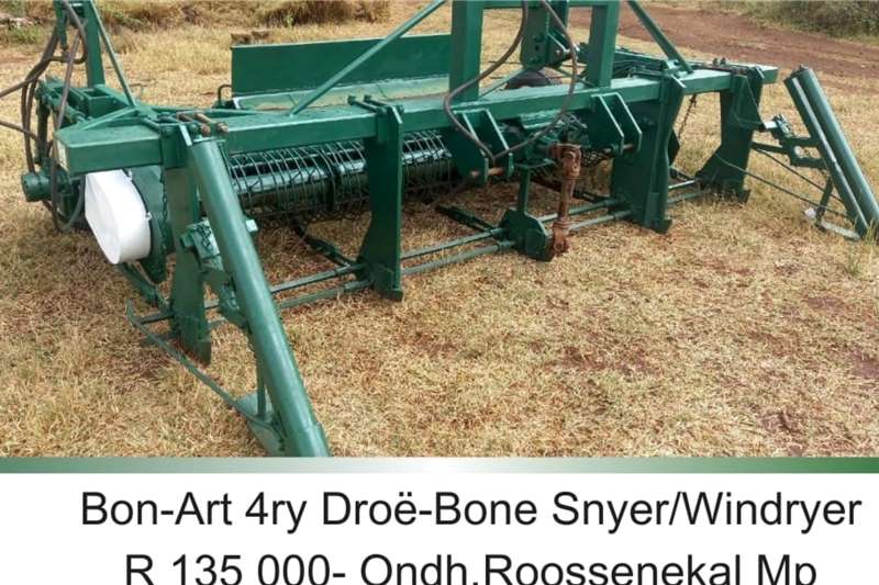 Harvesting equipment Bon Art droë bone snyer for sale by R3G Landbou Bemarking Agricultural Marketing | AgriMag Marketplace