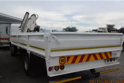 Hino Crane trucks HINO 15 257 DROPSIDE WITH SE130 CRANE 3 EXT 2007 for sale by Isando Truck and Trailer | AgriMag Marketplace