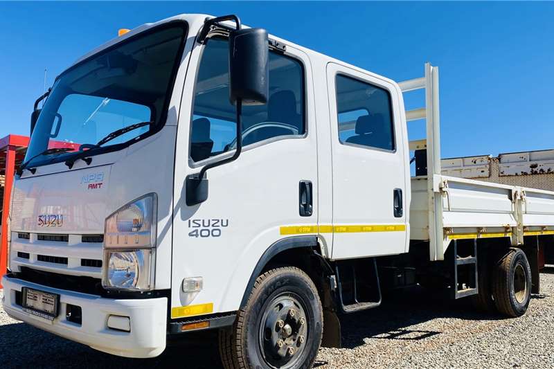 Isuzu Dropside trucks NPR 400,AMT, DOUBLE CAB, FITTED WITH DROPSIDE BODY 2019