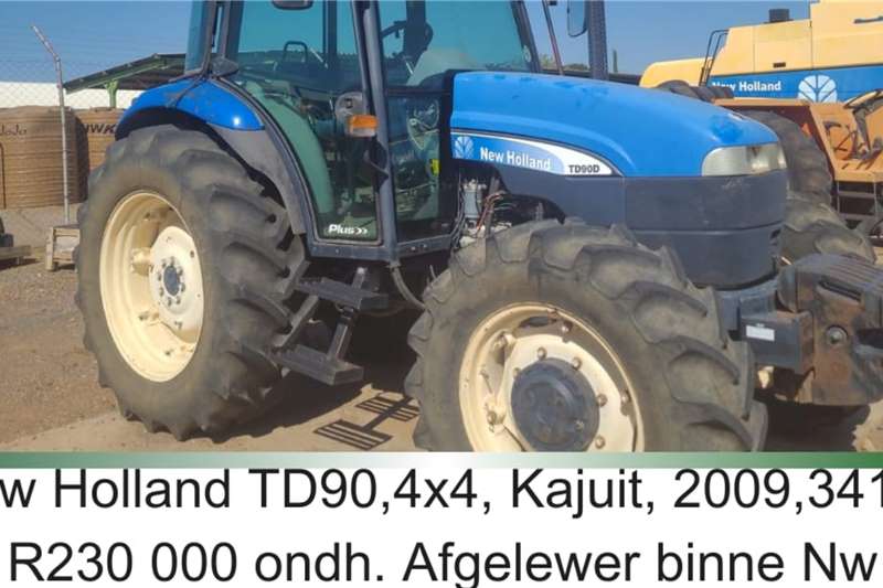 New Holland Tractors 4WD tractors TD 90 Cab 2009 for sale by R3G Landbou Bemarking Agricultural Marketing | AgriMag Marketplace