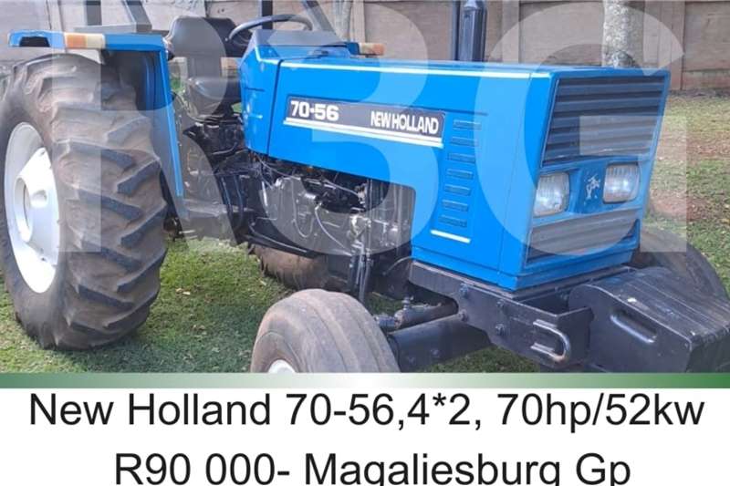 New Holland Tractors 2WD tractors 70 56   70hp / 52kw for sale by R3G Landbou Bemarking Agricultural Marketing | Truck & Trailer Marketplace