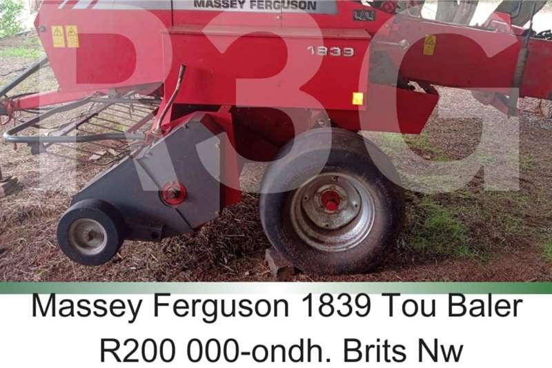 Massey Ferguson Haymaking and silage Round balers 1839   twine for sale by R3G Landbou Bemarking Agricultural Marketing | AgriMag Marketplace