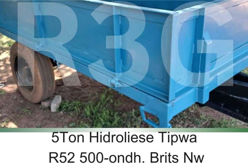 Agricultural trailers Tipper trailers 5 ton hydraulic for sale by R3G Landbou Bemarking Agricultural Marketing | Truck & Trailer Marketplace