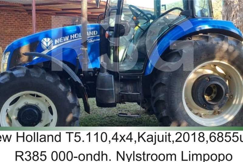 New Holland Tractors 4WD tractors T5.110   Cab 2018