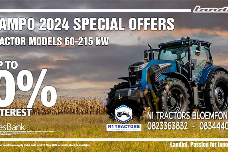 Landini Tractors 4WD tractors NAMPO 2024 SPECIAL LANDINI MODELS 60 215KW