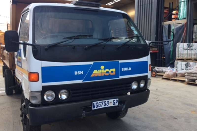 Toyota Tipper trucks DYNA ADE364 TIPPER WITH DROP SIDE 1998