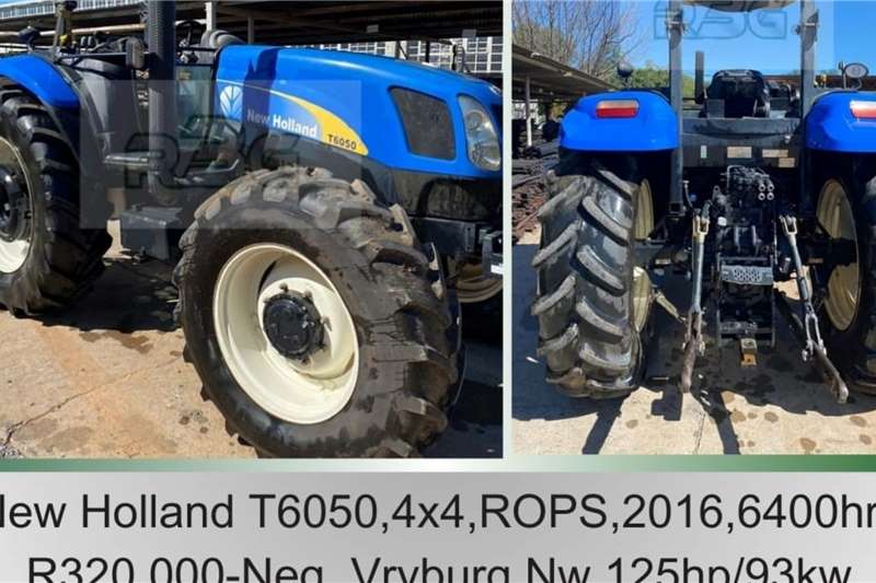 New Holland Tractors 4WD tractors T6050   ROPS 2016