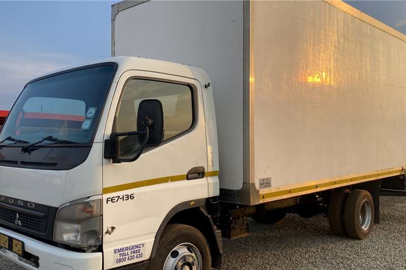 Fuso Box trucks CANTER FE7 316, FITTED WITH A VOLUME BODY, 2012