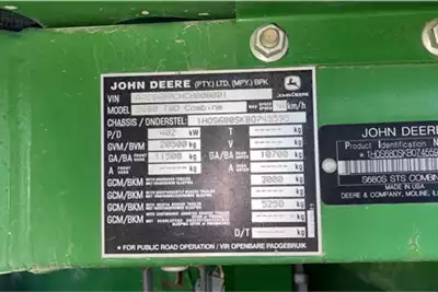 John Deere Harvesting equipment Grain harvesters S680 COMBINE HARVESTER 2013 for sale by AMC Equipment | Truck & Trailer Marketplace