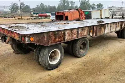 Homebuilt Trailers Flat deck Drawbar 7.5m No Natis for sale by Therons Voertuig | AgriMag Marketplace