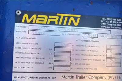 Martin Trailers Lowbed 2023 Martin RGN75 with HD60 2023 for sale by Martin Trailers PTY LTD        | Truck & Trailer Marketplace