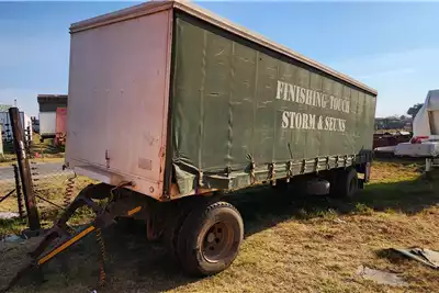 Henred Trailers Tautliner 8.5m Double Axle Drawbar 1984 for sale by Edan Traders | Truck & Trailer Marketplace