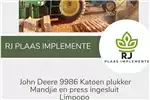 Harvesting equipment Grain harvesters John deere 9986 Katoen plukker for sale by Private Seller | AgriMag Marketplace