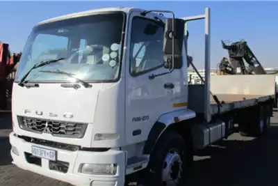 Mitsubishi Crane trucks MITS FUSO 16 270 FLATDECK HIAB 132 BRICK GRAB 2014 for sale by Isando Truck and Trailer | AgriMag Marketplace