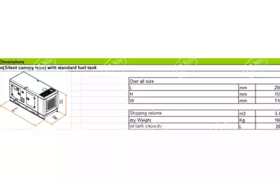 Generator WEIFANG 100KVA 3 PHASE SILENT DIESEL GENERATOR for sale by Nuco Auctioneers | AgriMag Marketplace