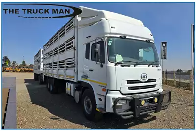 UD Cattle body trucks QUON GW 26.450 6X4  SMALL LIVESTOCK BODY + TRAILER 2018 for sale by The Truck Man | Truck & Trailer Marketplace