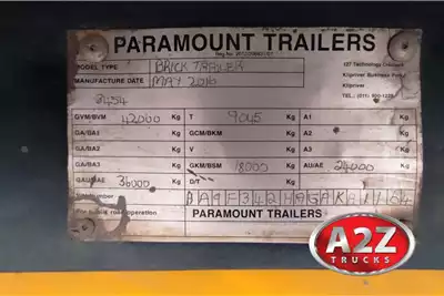 Paramount Trailers Flat deck 2016 Paramount Flatdeck Tri axle 2016 for sale by A2Z Trucks | AgriMag Marketplace