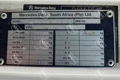 Mercedes Benz Box trucks ATEGO 1523 4X2 VOLUME BODY 2014 for sale by Nuco Auctioneers | AgriMag Marketplace