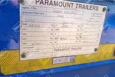 Paramount Trailers SKELETAL 6/12M SUPERLINK 2022 for sale by Nuco Auctioneers | Truck & Trailer Marketplace