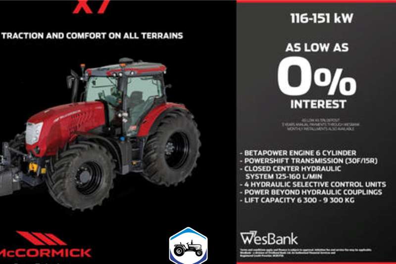 Mccormick Tractors 4WD tractors McCormick X7 (116 151kW) Promotion! for sale by N1 Tractors | AgriMag Marketplace