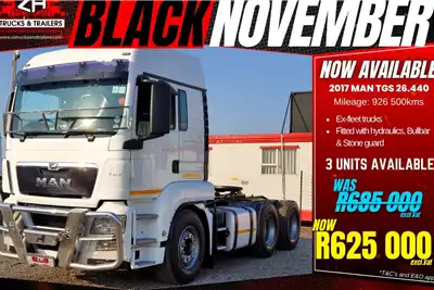 MAN Truck tractors MAN TGS 26.440 2017 for sale by ZA Trucks and Trailers Sales | AgriMag Marketplace