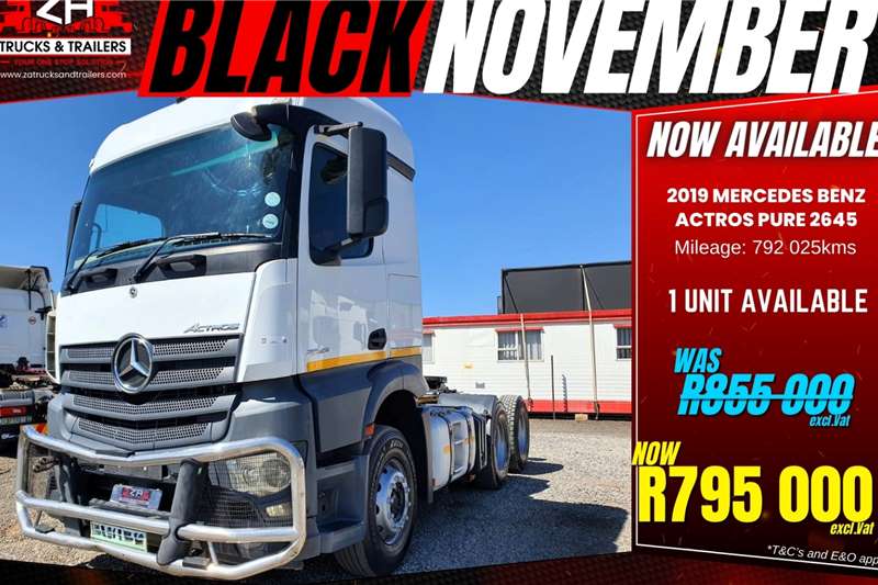  Truck tractors on offer in South Africa on AgriMag Marketplace