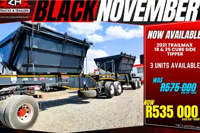 Trailmax Trailers Side tipper TRAILMAX 25 CUBE SIDE TIPPER TRAILER 2021 for sale by ZA Trucks and Trailers Sales | Truck & Trailer Marketplace