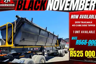 Trailmax Trailers Side tipper TRAILMAX 40 CUBE SIDE TIPPER TRAILER 2019 for sale by ZA Trucks and Trailers Sales | AgriMag Marketplace