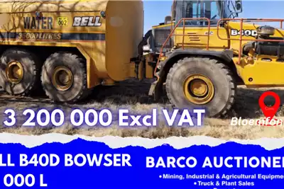 Bell Water bowser trucks Bell B40D Bowser 2008 for sale by Barco Auctioneers | Truck & Trailer Marketplace