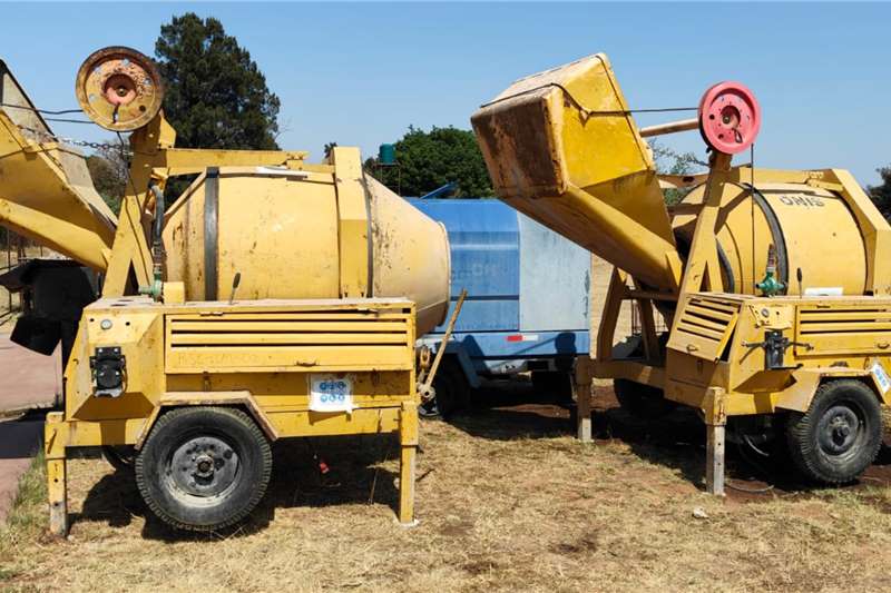 Sino Plant Concrete mixer Sino Drum Mixers x 2550kg