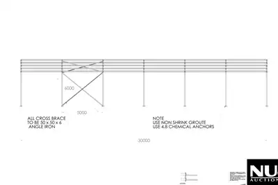 Structures and dams STEEL STRUCTURE 15M X 30M X 4.5M for sale by Nuco Auctioneers | AgriMag Marketplace