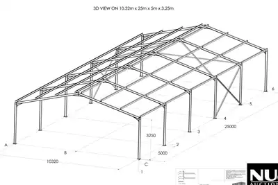 Structures and dams STEEL STRUCTURE 10M X 25M X 3.3M for sale by Nuco Auctioneers | AgriMag Marketplace