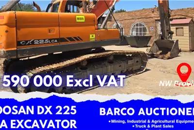 Doosan Excavators Doosan DX 225 LCA Excavator 2011 for sale by Barco Auctioneers | AgriMag Marketplace