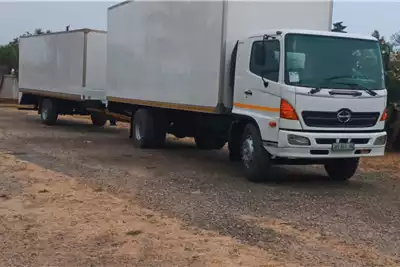 Hino Box trucks HINO1626 BPX TRUCK WITH DRAWBAR V/BODY TRAILER 2014 for sale by Country Wide Truck Sales | AgriMag Marketplace