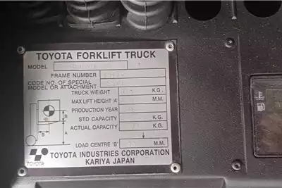 Toyota Forklifts Diesel forklift 8FD50N for sale by Forklift Exchange | Truck & Trailer Marketplace