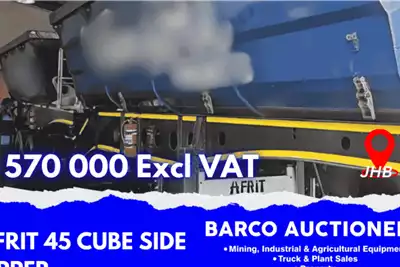 Afrit Side tipper AFRIT 45 Cube Side Tipper 2020 for sale by Barco Auctioneers | Truck & Trailer Marketplace