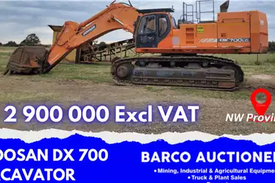 Doosan Excavators Doosan DX 700 Excavator 2013 for sale by Barco Auctioneers | Truck & Trailer Marketplace