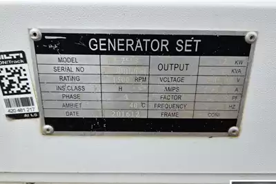 Generator 25KVA 3 PHASE GENERATOR (NON RUNNER) 2016 for sale by WCT Auctions Pty Ltd  | Truck & Trailer Marketplace