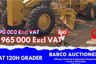 Caterpillar Graders Cat 120H Grader 1999 for sale by Barco Auctioneers | AgriMag Marketplace