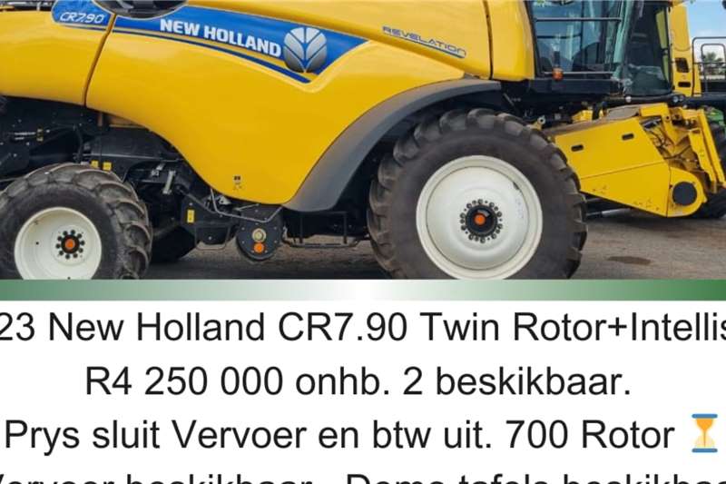 New Holland Harvesting equipment Grain harvesters New Holland CR7.90 Twin Rotor+Intellisys 2023