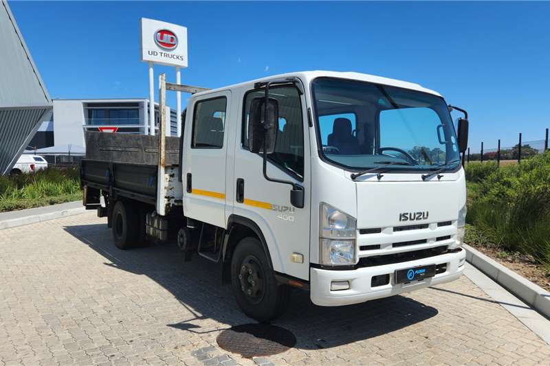 Isuzu Dropside trucks NPR400 4x2 AMT CrewCarrier Dropside Truck with Ta 2014