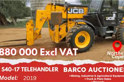 JCB Telehandlers JCB 540 17 Telehandler 2019 for sale by Barco Auctioneers | AgriMag Marketplace