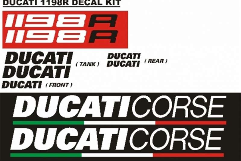 Ducati 1198R decals stickers graphics kit 0