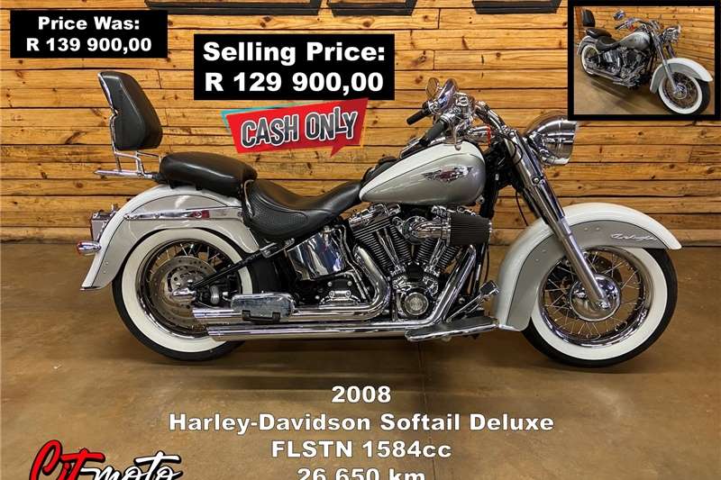 Used 2008 Harley Davidson Softail Deluxe 