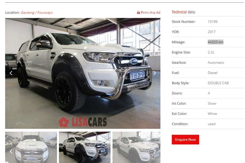 Ford Ranger double cabRanger double cab 2017